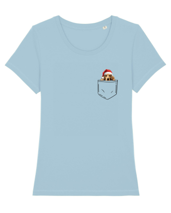 de Crăciun cu cățel in buzunar - Cocker Spaniel Sky Blue