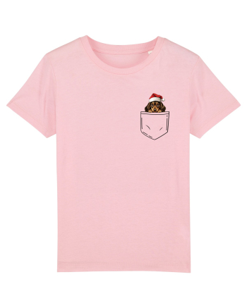 de Crăciun cu cățel in buzunar - Teckel Pitic Cotton Pink