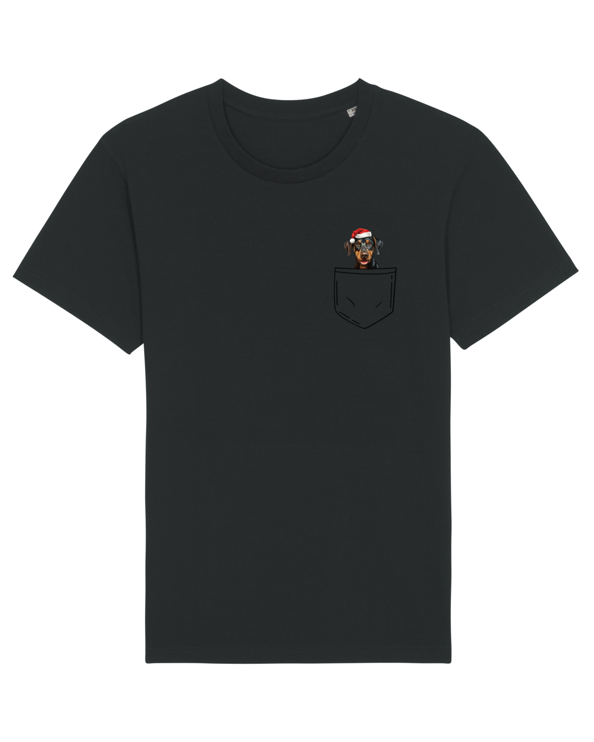 Tricou mânecă scurtă Unisex Rocker Black