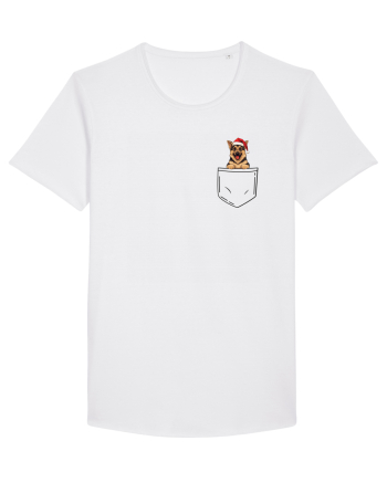 de Crăciun cu cățel in buzunar - Ciobănesc german White