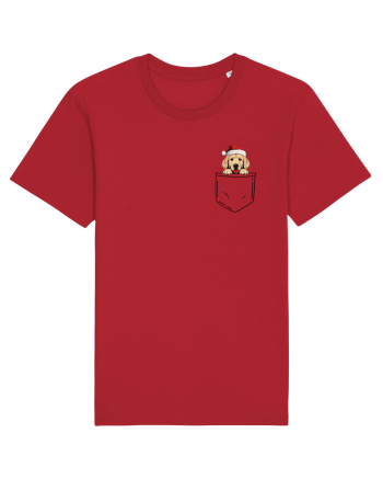 de Crăciun cu cățel in buzunar - Golden Retriever Red