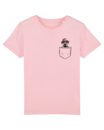 de Crăciun cu cățel in buzunar - Marele danez Cotton Pink
