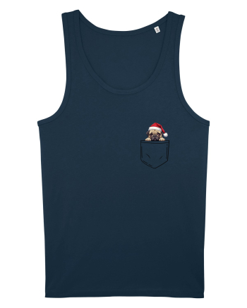 de Crăciun cu cățel in buzunar - Pug Navy