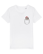 de Crăciun cu cățel in buzunar - Husky siberian Tricou mânecă scurtă  Copii Mini Creator