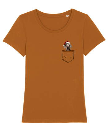 de Crăciun cu cățel in buzunar - Weimaraner Roasted Orange