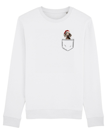 de Crăciun cu cățel in buzunar - Weimaraner White