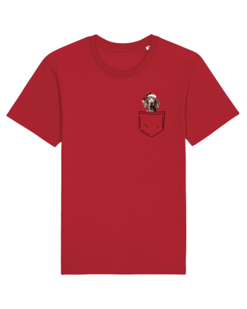 de Crăciun cu cățel in buzunar - Weimaraner Red