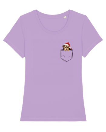 de Crăciun cu cățel in buzunar - Yorkshire Terrier Lavender Dawn