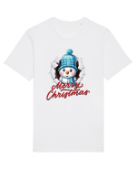 cu urări de Crăciun si om de zăpadă v2 Tricou mânecă scurtă Unisex Rocker