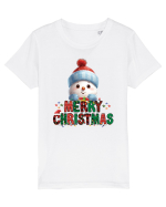 cu urări de Crăciun si om de zăpadă v3 Tricou mânecă scurtă  Copii Mini Creator