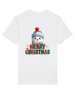 cu urări de Crăciun si om de zăpadă v3 Tricou mânecă scurtă Unisex Rocker