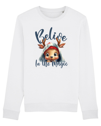 de Craciun cu pui de ren - Believe in the magic White