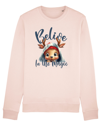 de Craciun cu pui de ren - Believe in the magic Candy Pink