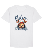 de Craciun cu pui de ren - Believe in the magic Tricou mânecă scurtă guler larg Bărbat Skater