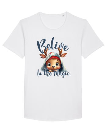 de Craciun cu pui de ren - Believe in the magic White
