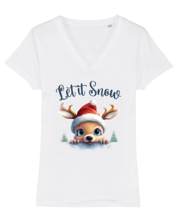 de Craciun cu pui de ren - Let it snow White