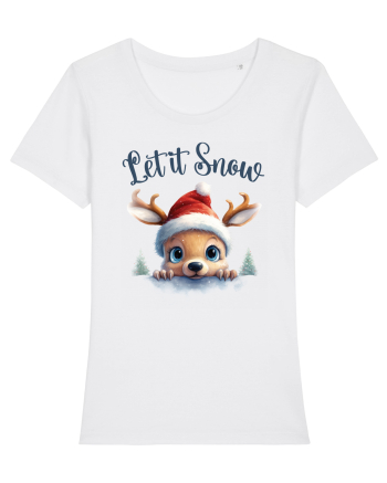 de Craciun cu pui de ren - Let it snow White