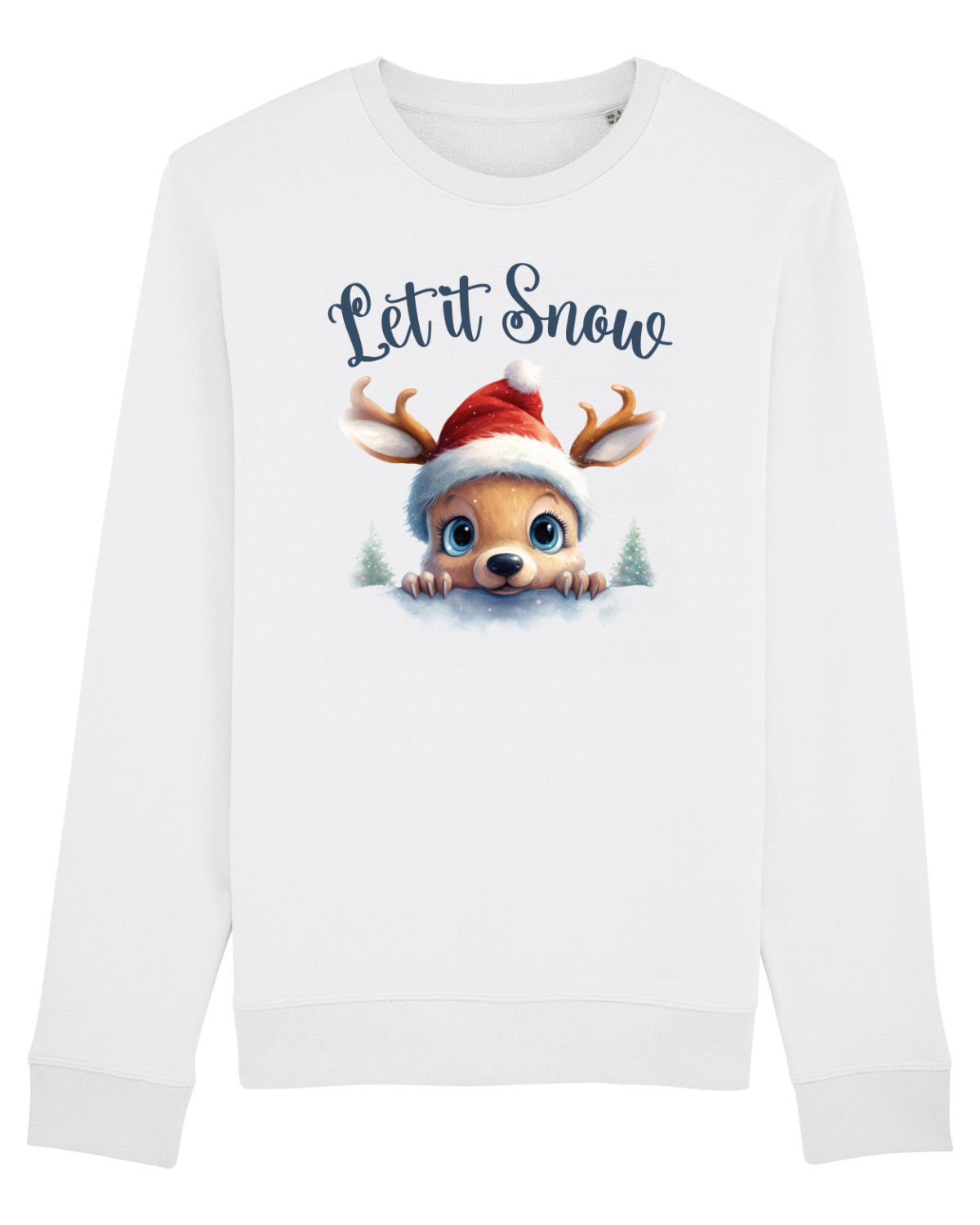 Bluză mânecă lungă Unisex Rise White