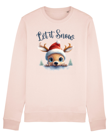 de Craciun cu pui de ren - Let it snow Candy Pink