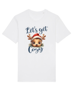 de Craciun cu pui de ren - Let s get cozy Tricou mânecă scurtă Unisex Rocker
