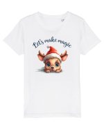 de Craciun cu pui de ren - Let s make magic Tricou mânecă scurtă  Copii Mini Creator