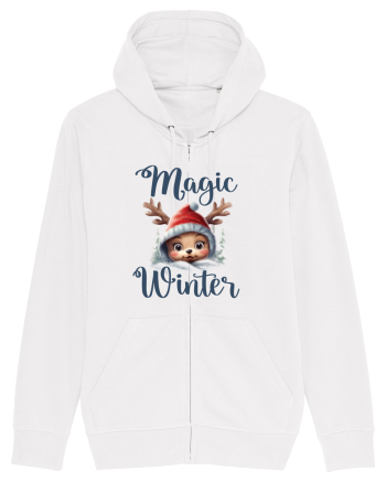de Craciun cu pui de ren - Magic winter White