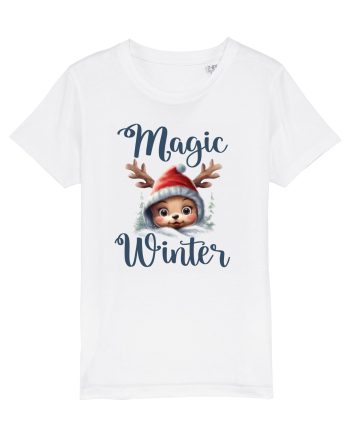 de Craciun cu pui de ren - Magic winter White