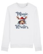 de Craciun cu pui de ren - Magic winter Bluză mânecă lungă Unisex Rise