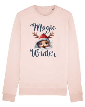 de Craciun cu pui de ren - Magic winter Candy Pink