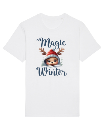 de Craciun cu pui de ren - Magic winter White