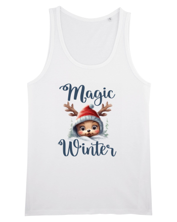de Craciun cu pui de ren - Magic winter White
