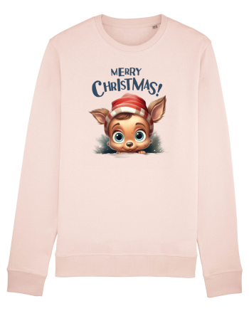 de Craciun cu pui de ren - Merry Christmas Little Reindeer Candy Pink