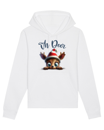 de Craciun cu pui de ren - Oh Deer Reindeer White