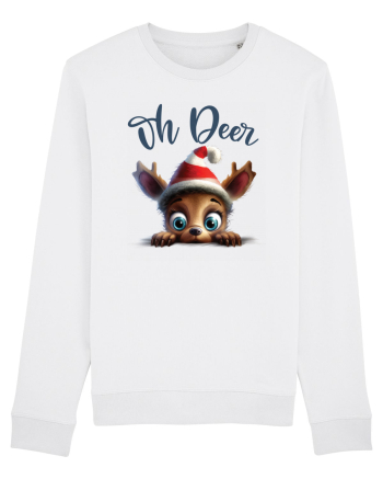de Craciun cu pui de ren - Oh Deer Reindeer White