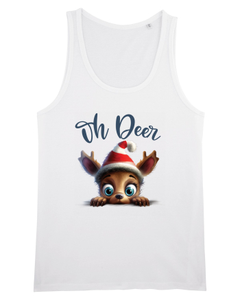 de Craciun cu pui de ren - Oh Deer Reindeer White