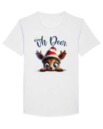 de Craciun cu pui de ren - Oh Deer Reindeer White