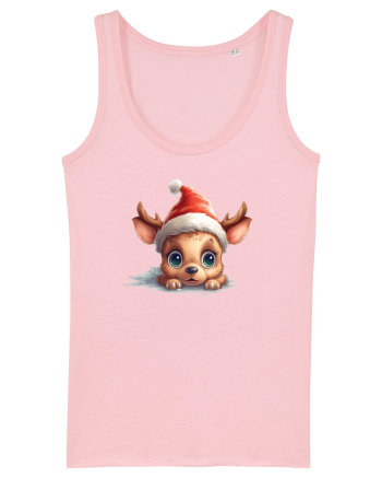 de Craciun cu pui de ren - v3 Cotton Pink