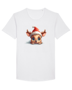 de Craciun cu pui de ren - v3 Tricou mânecă scurtă guler larg Bărbat Skater