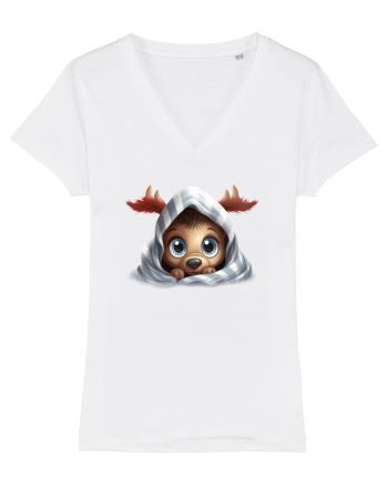 de Craciun cu pui de ren - v4 White
