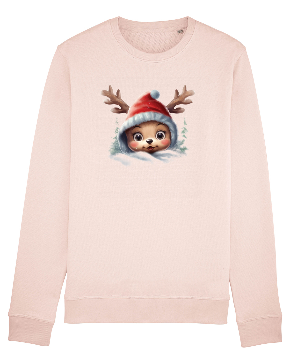 Bluză mânecă lungă Unisex Rise Candy Pink