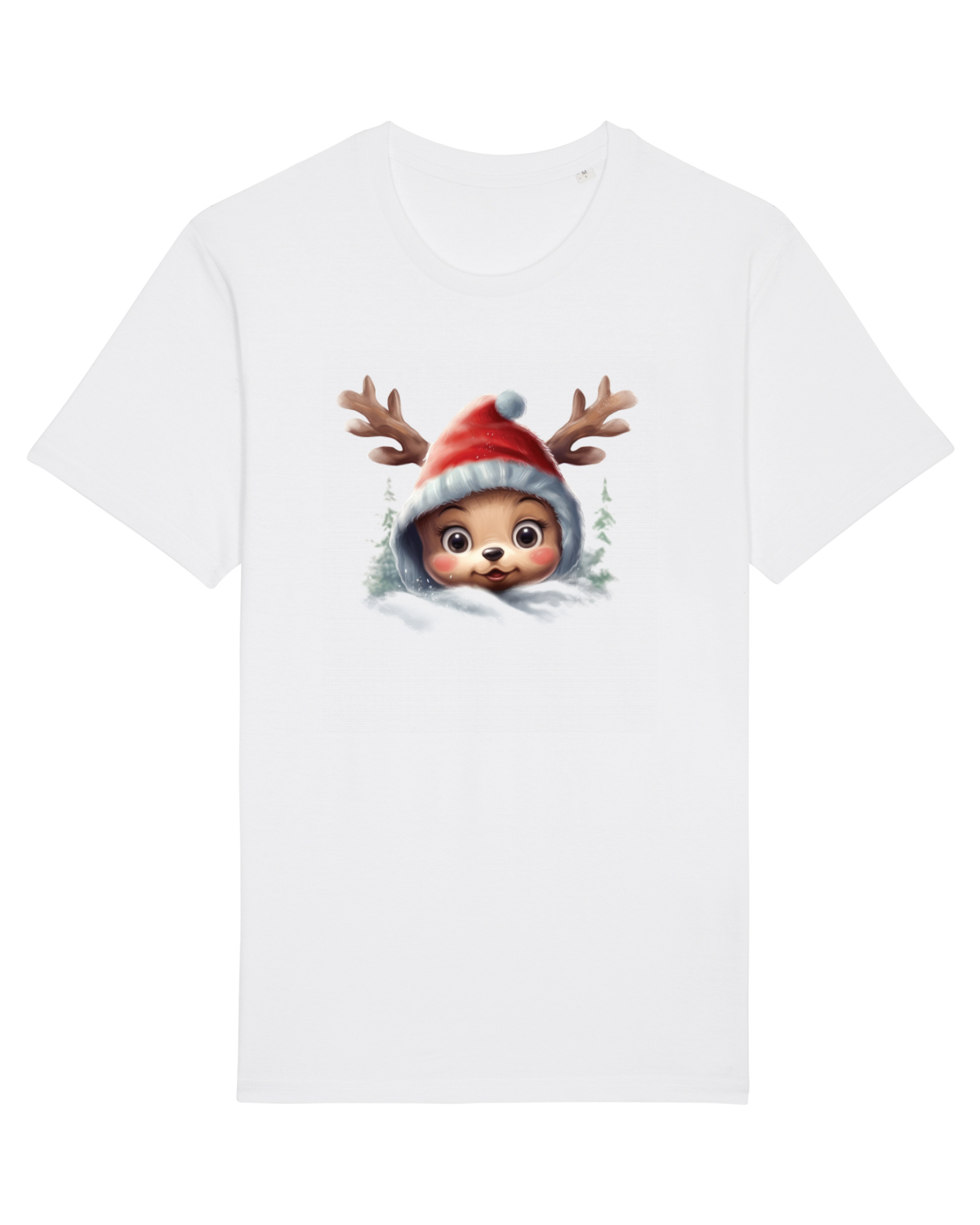 Tricou mânecă scurtă Unisex Rocker White