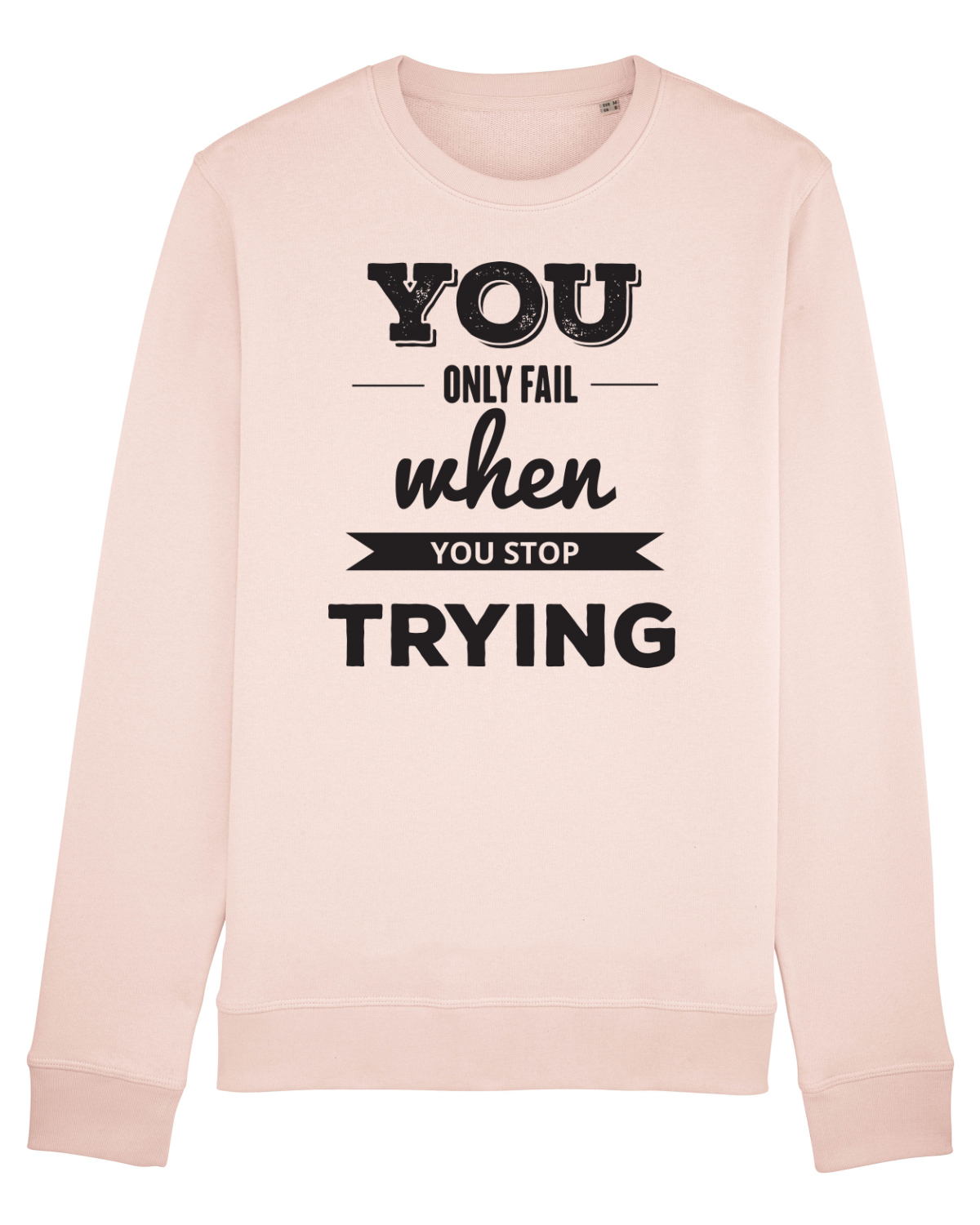 Bluză mânecă lungă Unisex Rise Candy Pink