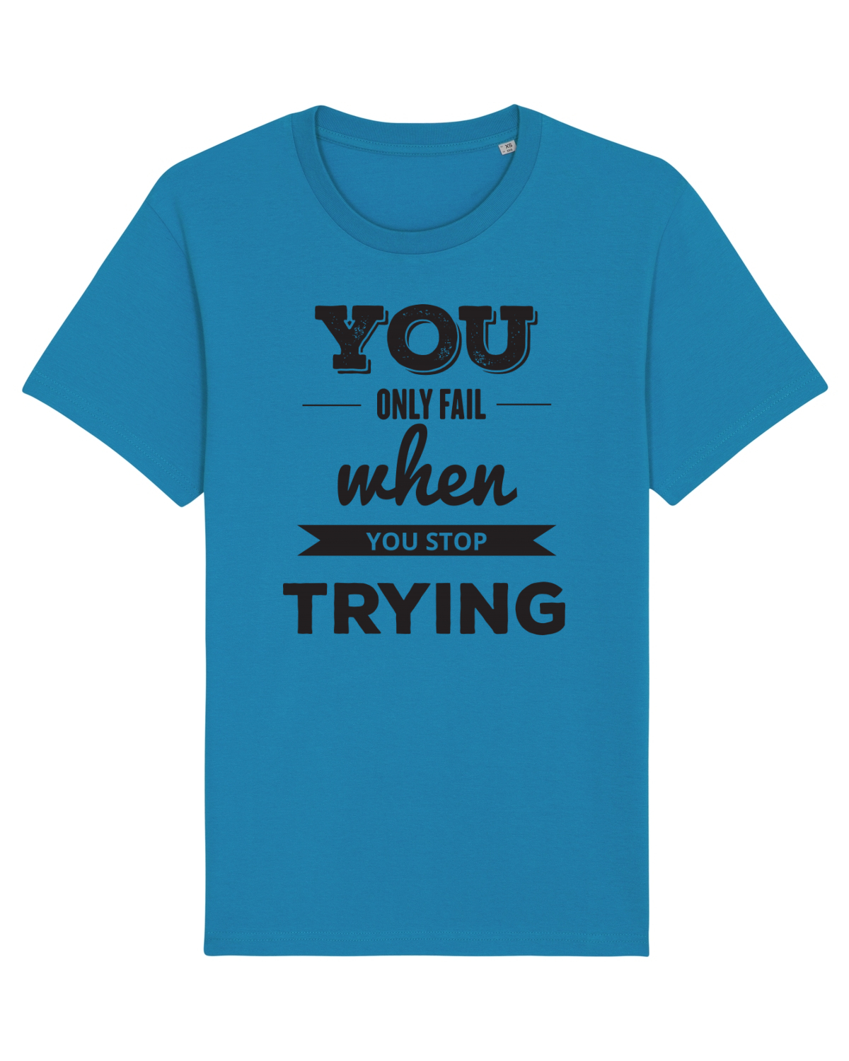 Tricou mânecă scurtă Unisex Rocker Azur