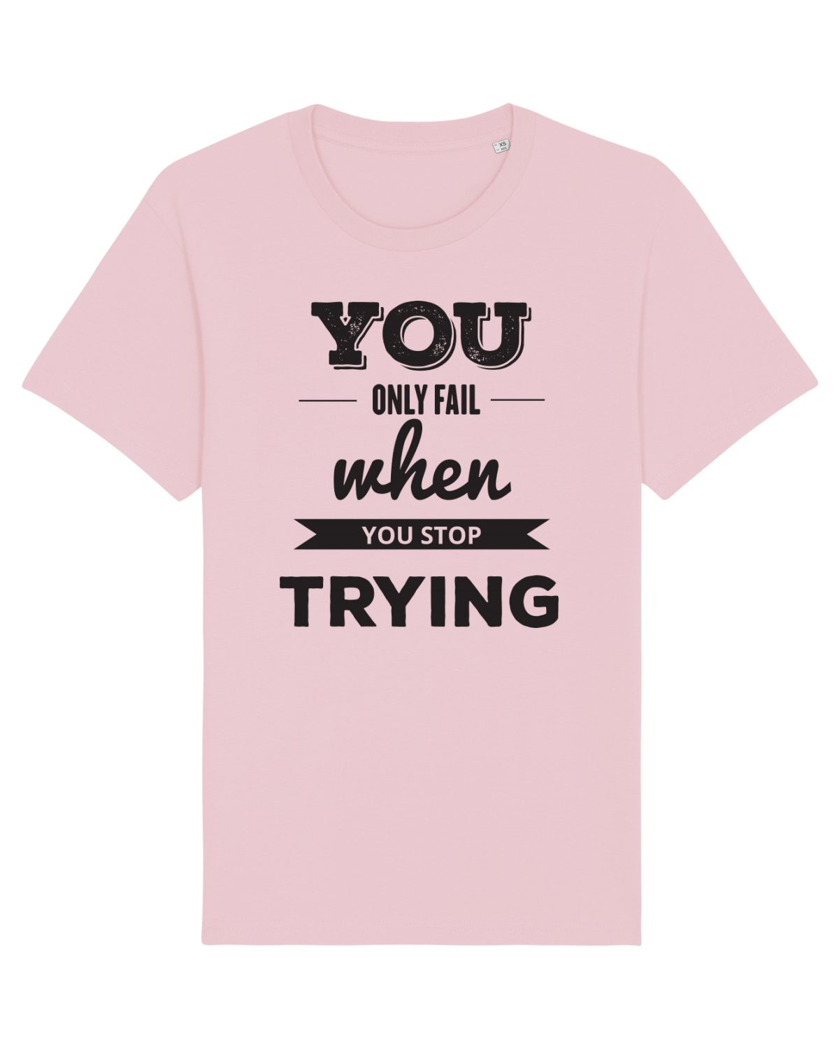 Tricou mânecă scurtă Unisex Rocker Cotton Pink