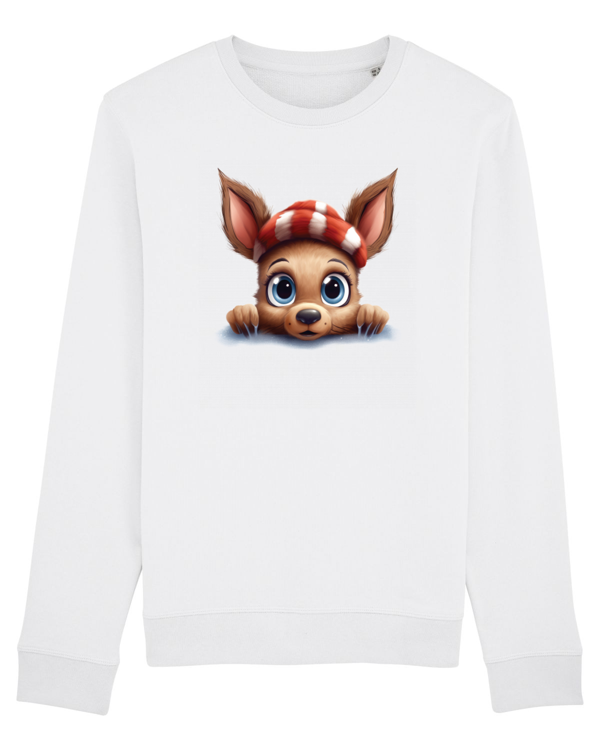 Bluză mânecă lungă Unisex Rise White