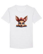 de Craciun cu pui de ren - v6 Tricou mânecă scurtă guler larg Bărbat Skater