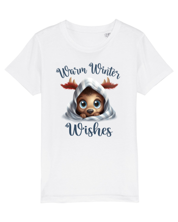 de Craciun cu pui de ren - Warm winter wishes White