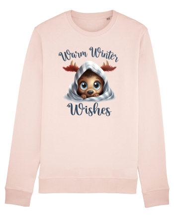 de Craciun cu pui de ren - Warm winter wishes Candy Pink