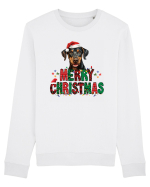 cu urări de Crăciun si cățel Doberman Pinscher Bluză mânecă lungă Unisex Rise
