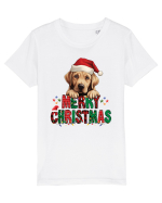 cu urări de Crăciun si cățel Labrador Retriever Tricou mânecă scurtă  Copii Mini Creator